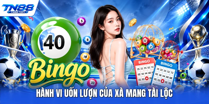 Hành vi uốn lượn của xà mang tài lộc Hành vi uốn lượn của xà mang tài lộc