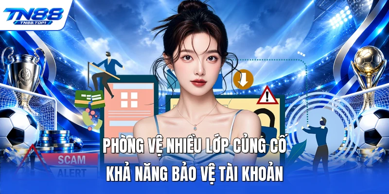 Phòng vệ nhiều lớp củng cố khả năng bảo vệ tài khoản
